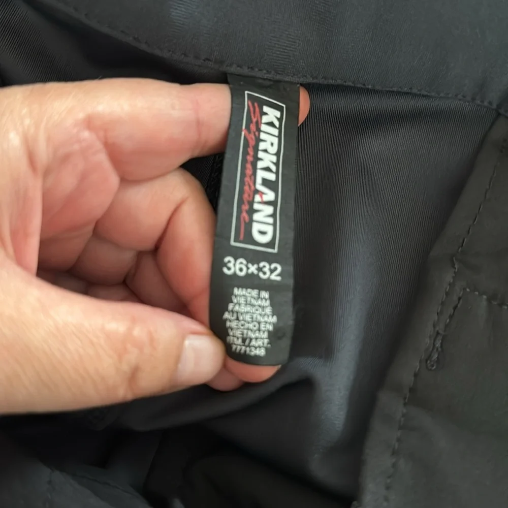 Kirkland Signature Men's performance Black pants